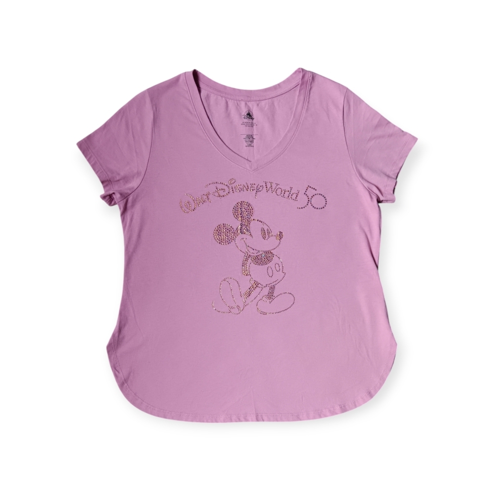 Disney Pink Tee with Mickey Mouse Design